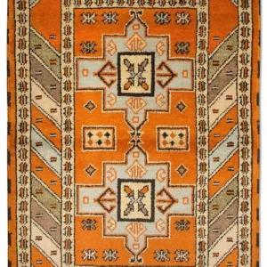 Orientalsk teppe - 149 x 93 cm - oransje