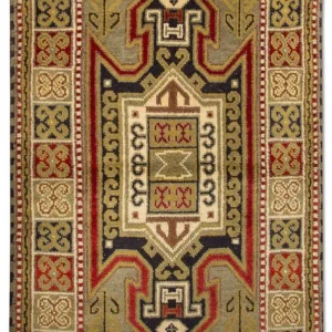 Orientalsk teppe - 153 x 93 cm - lysegrønn