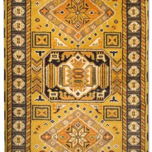 Orientalsk teppe - 154 x 95 cm - gull