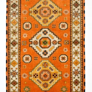 Orientalsk teppe - 158 x 95 cm - oransje