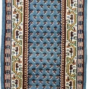 Orientalsk teppe - 160 x 90 cm - lyseblå