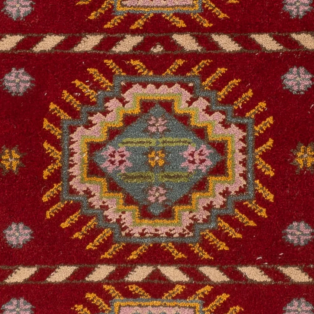 Orientalsk teppe - 160 x 90 cm - mørk rød