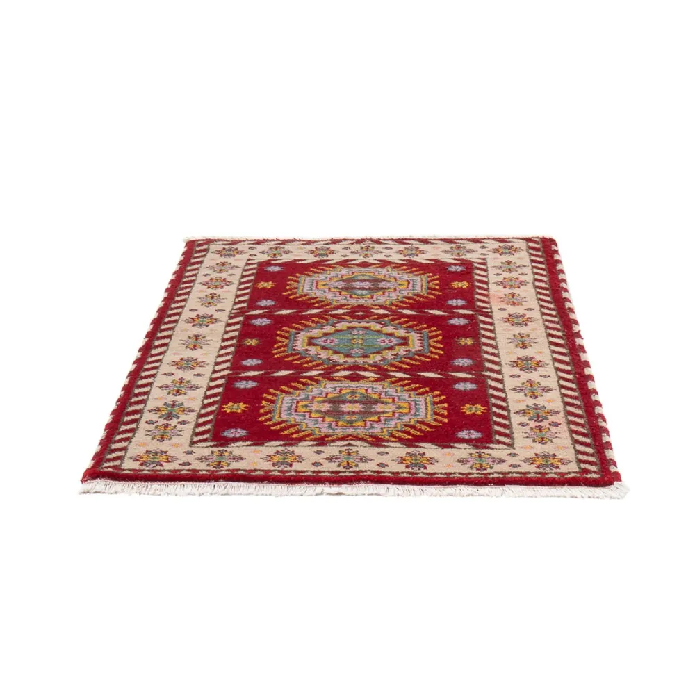 Orientalsk teppe - 160 x 90 cm - mørk rød