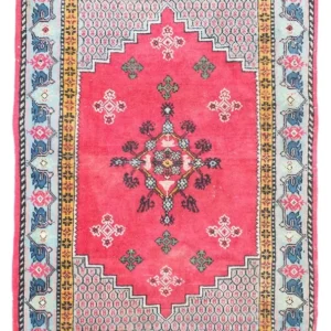 Orientalsk teppe - 160 x 97 cm - rosa