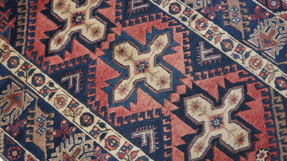 Orientalsk teppe - 192 x 120 cm - rust