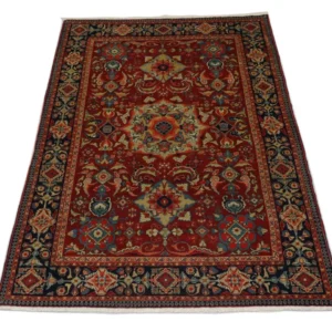 Orientalsk teppe - 205 x 139 cm - mørk rød