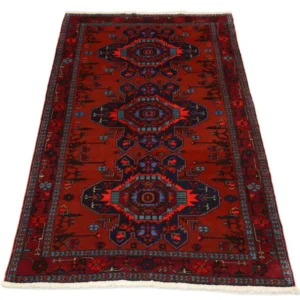 Orientalsk teppe - 207 x 121 cm - mørk rød
