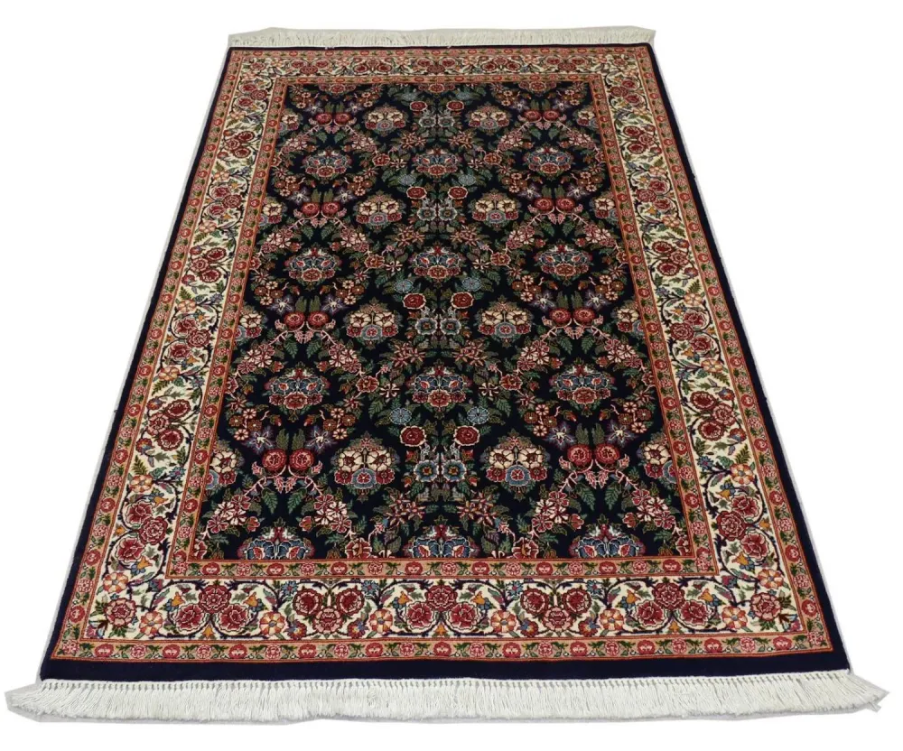 Orientalsk teppe - 215 x 123 cm - svart