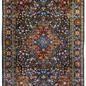 Orientalsk teppe - 226 x 140 cm - blå