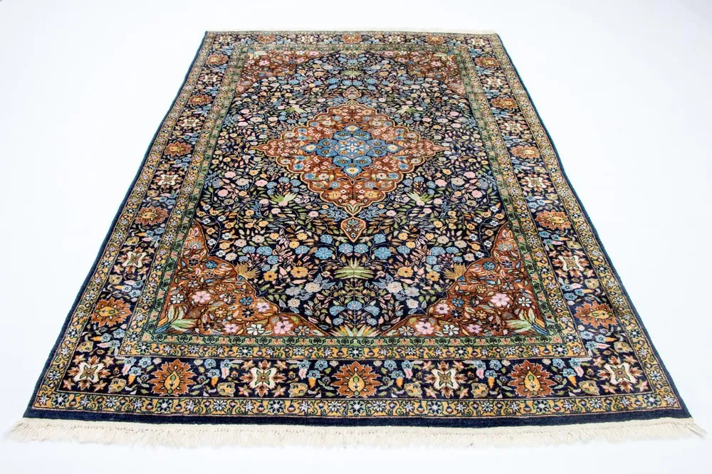 Orientalsk teppe - 226 x 140 cm - blå