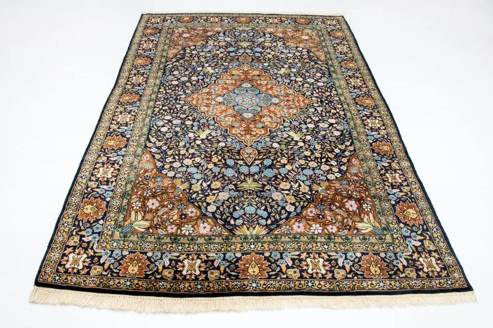 Orientalsk teppe - 226 x 140 cm - blå