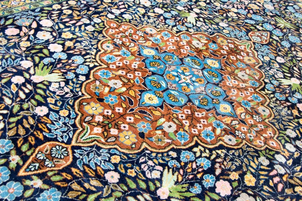 Orientalsk teppe - 226 x 140 cm - blå