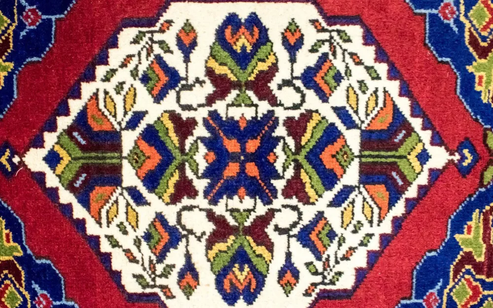 Orientalsk teppe - 97 x 56 cm - blå