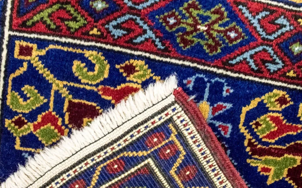 Orientalsk teppe - 97 x 56 cm - blå
