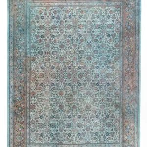 Orientalsk teppe - 380 x 280 cm - turkis