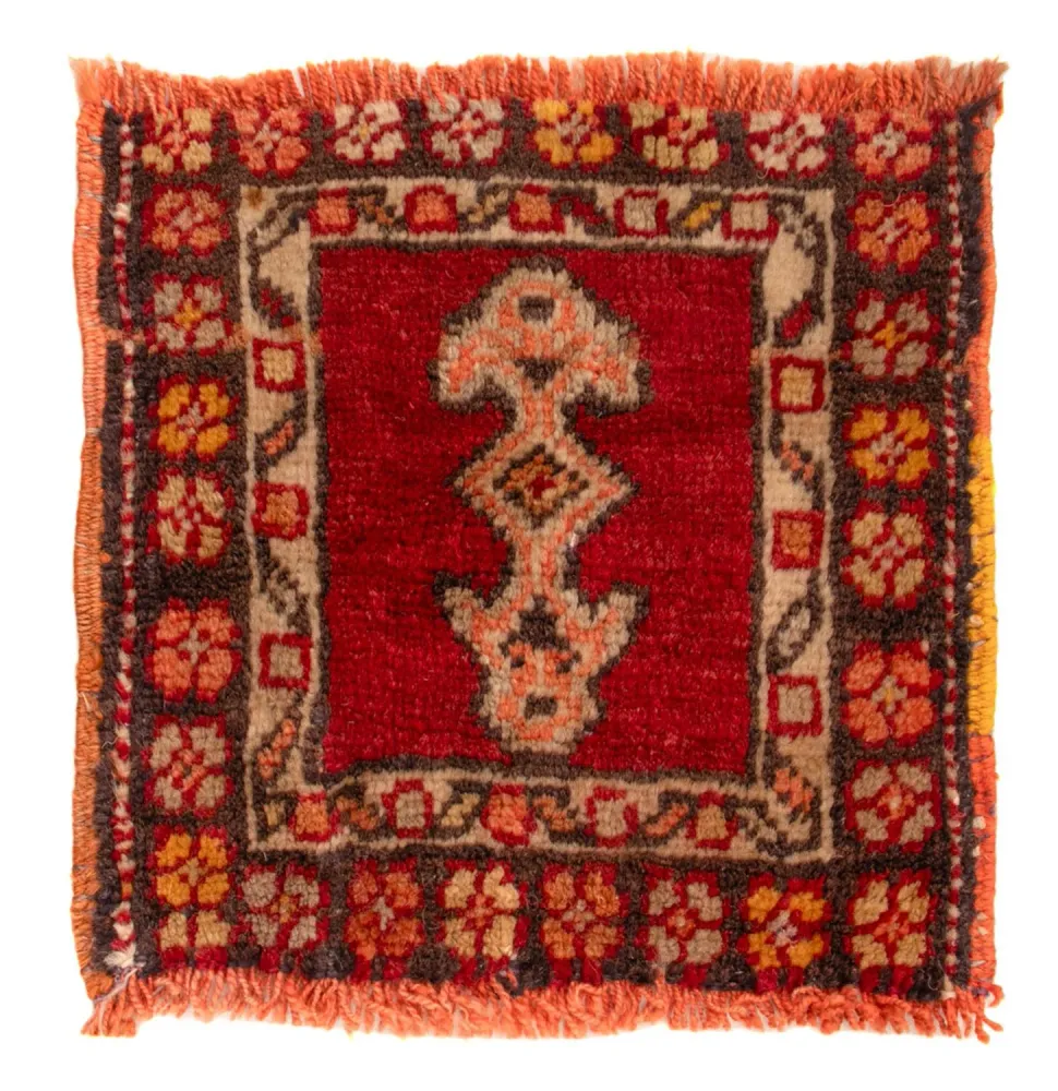 Orientalsk teppe - 27 x 24 cm - rød