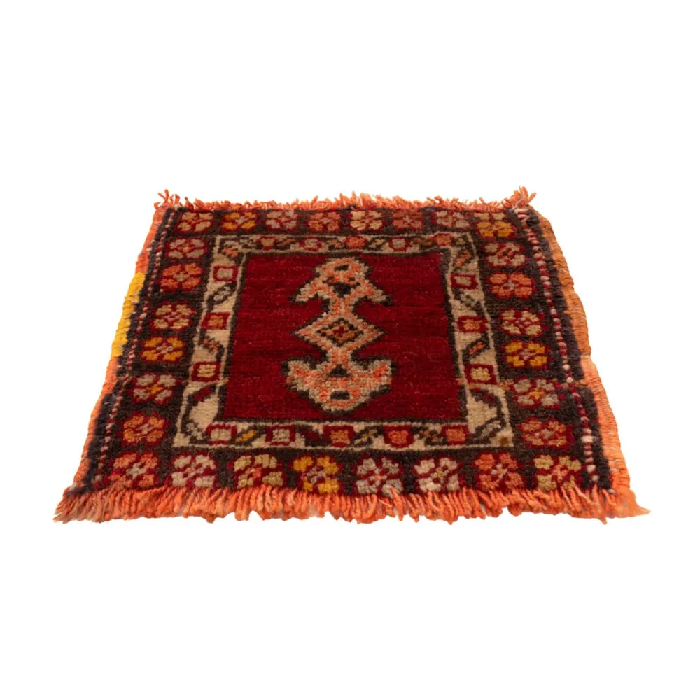 Orientalsk teppe - 27 x 24 cm - rød