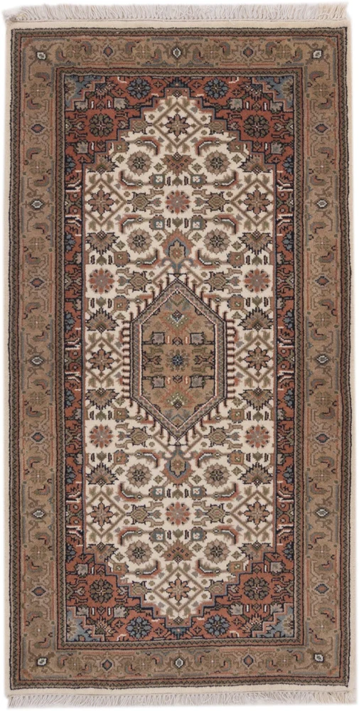 Orientalsk teppe - Bijar - Indus - 138 x 73 cm - sand