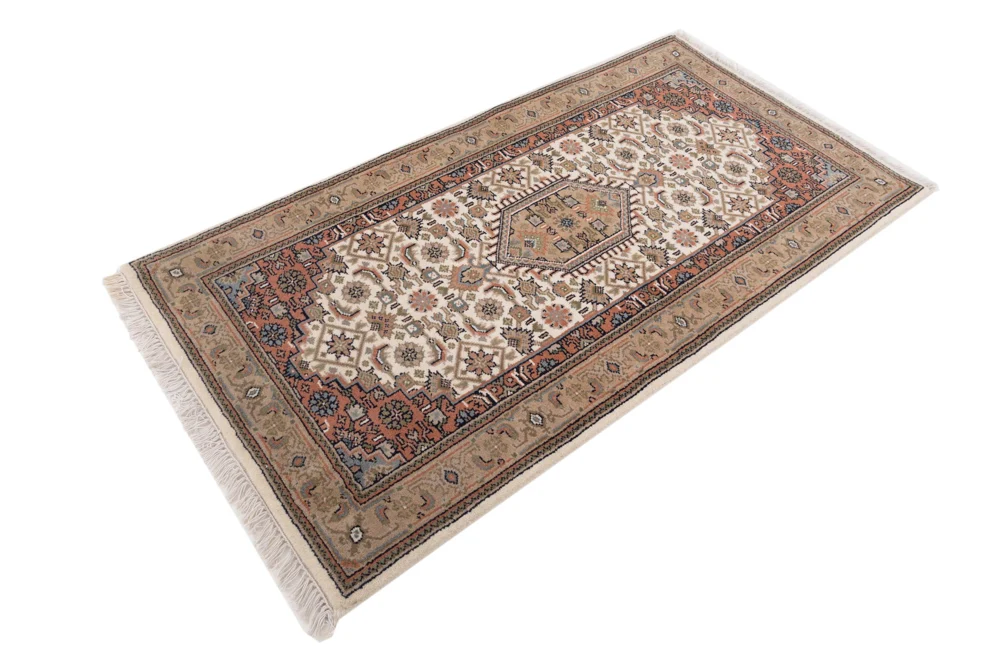 Orientalsk teppe - Bijar - Indus - 138 x 73 cm - sand
