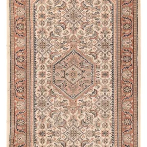 Orientalsk teppe - Bijar - Indus - 140 x 70 cm - mørk beige