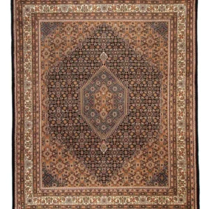 Orientalsk teppe - Bijar - Indus - 306 x 250 cm - mørkeblå