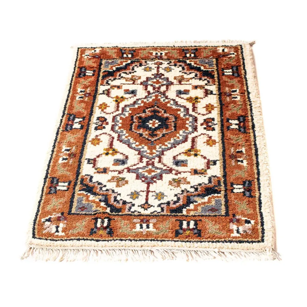 Orientalsk teppe - Bijar - Indus - 90 x 60 cm - beige