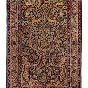 Orientalsk teppe - Indus - 123 x 81 cm - mørkeblå
