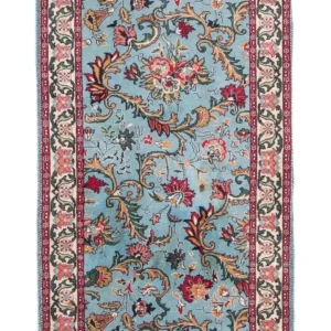 Orientalsk teppe - Indus - 194 x 81 cm - lyseblå