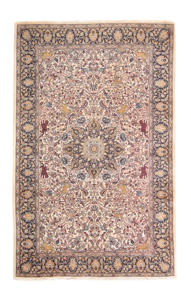 Orientalsk teppe - Indus - 223 x 140 cm - lysebrun