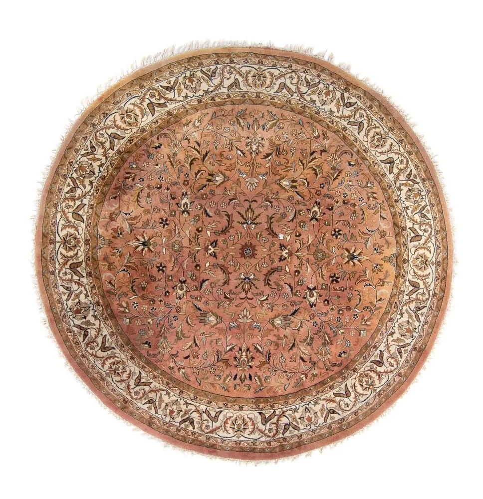 Orientalsk teppe - Indus rundt - 245 x 245 cm - laks