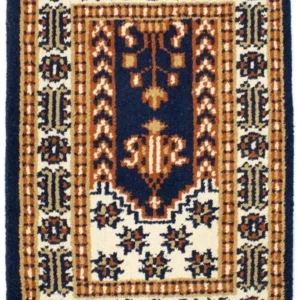Orientalsk teppe - 90 x 60 cm - mørkeblå