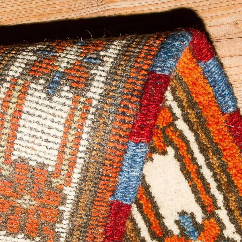 Orientalsk teppe - 93 x 64 cm - oransje