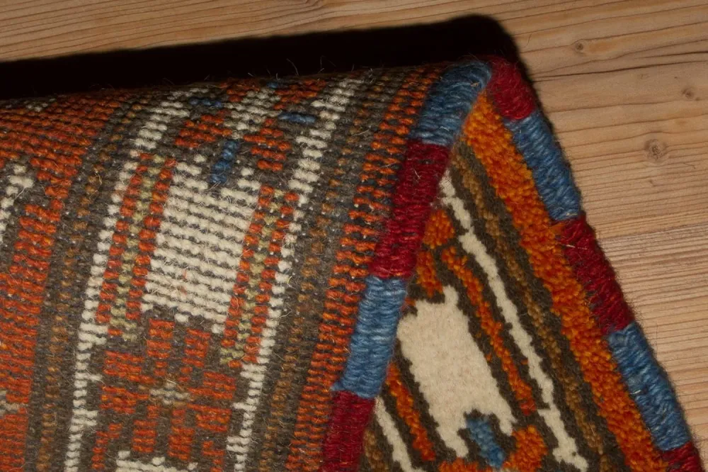 Orientalsk teppe - 93 x 64 cm - oransje
