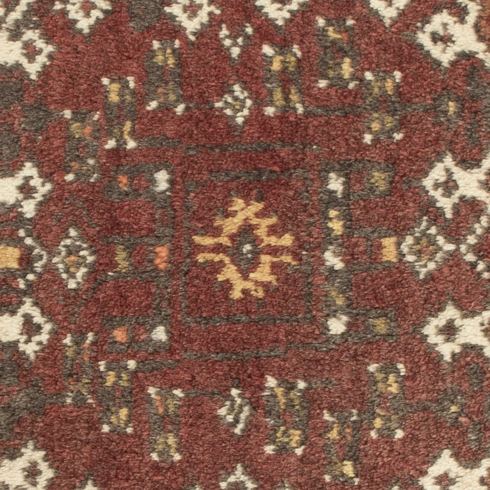 Orientalsk teppe rundt - 72 x 72 cm - flerfarget
