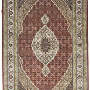 Orientalsk teppe - Tabriz - 242 x 169 cm - rust
