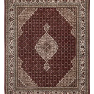 Orientalsk teppe - Tabriz - 257 x 202 cm - mørk beige