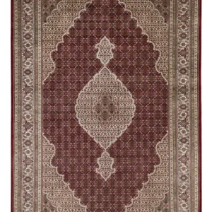 Orientalsk teppe - Tabriz - 275 x 185 cm - mørk beige