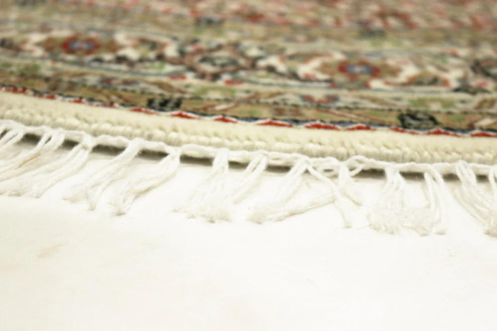 Orientalsk teppe - Tabriz rundt - 150 x 150 cm - sand