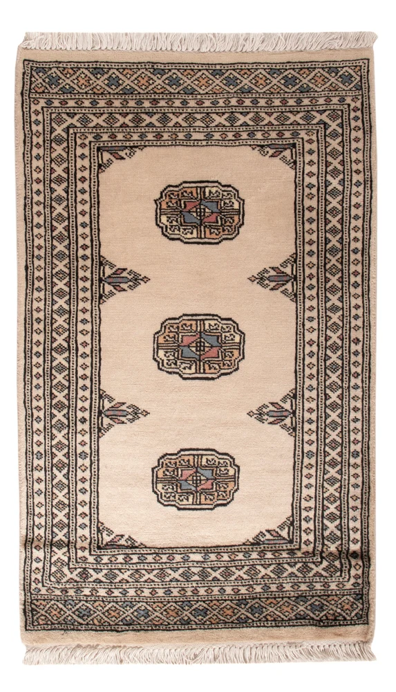 Pakistan teppe - 103 x 64 cm - krem