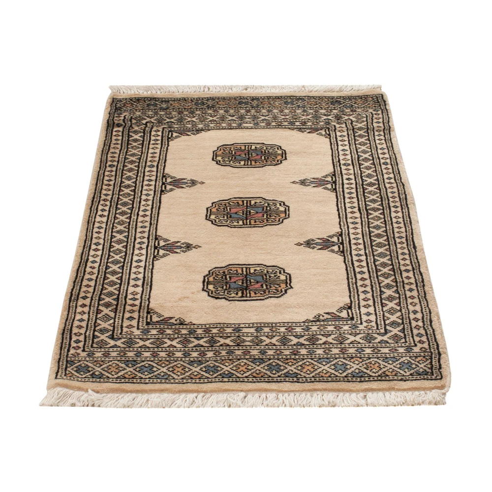 Pakistan teppe - 103 x 64 cm - krem