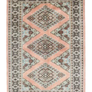 Pakistan teppe - 119 x 81 cm - rosa