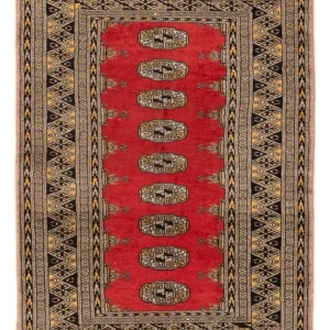 Pakistan teppe - 124 x 82 cm - rød