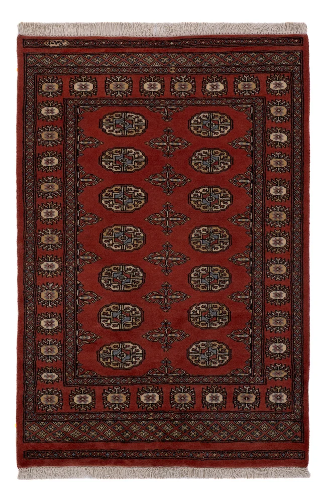 Pakistan teppe - 140 x 94 cm - rød