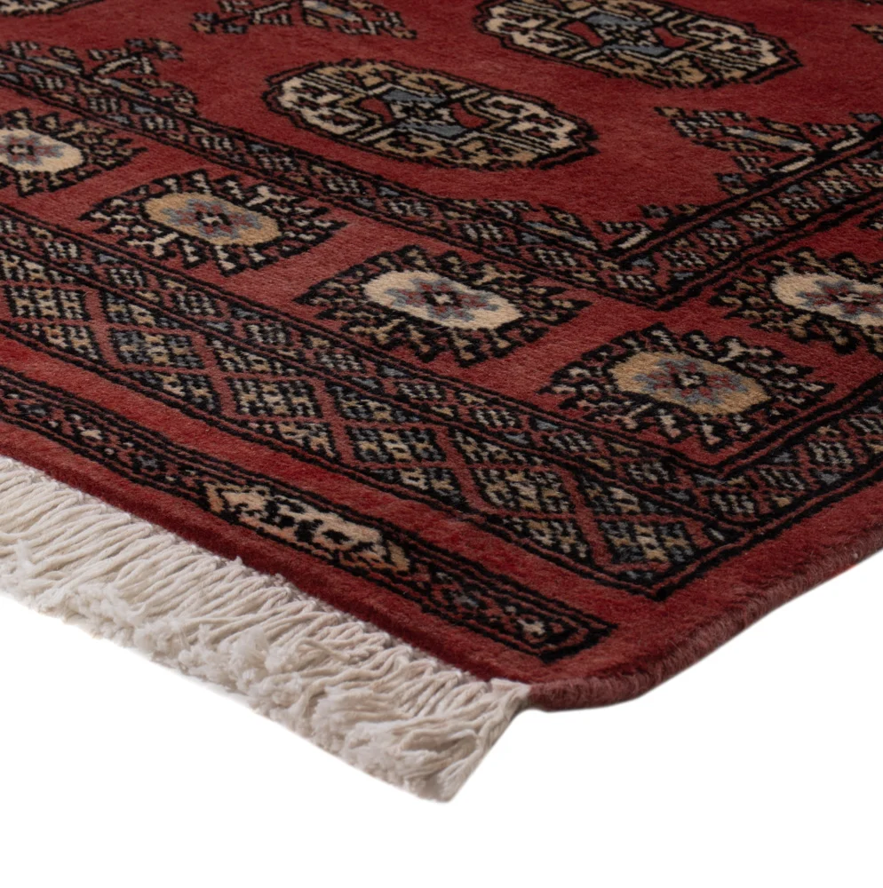 Pakistan teppe - 140 x 94 cm - rød