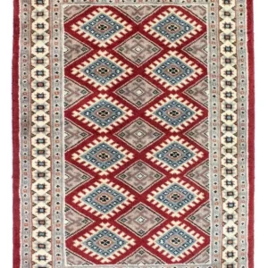Pakistan teppe - 91 x 62 cm - rød