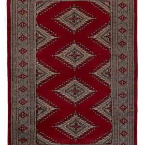 Pakistan teppe - 152 x 94 cm - rød