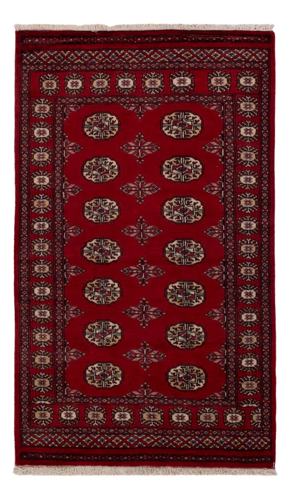Pakistan teppe - 160 x 93 cm - rød