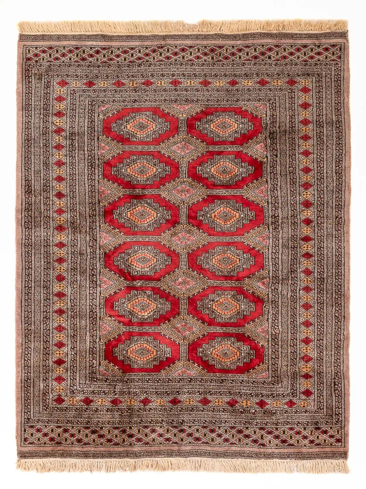 Pakistan teppe - 165 x 124 cm - mørk beige