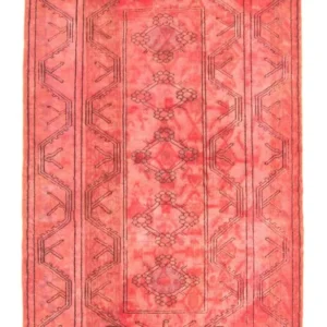 Pakistan teppe - 190 x 120 cm - lys rød