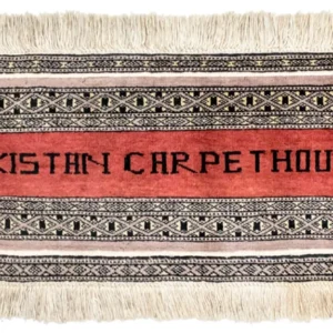 Pakistan teppe - 68 x 30 cm - rød